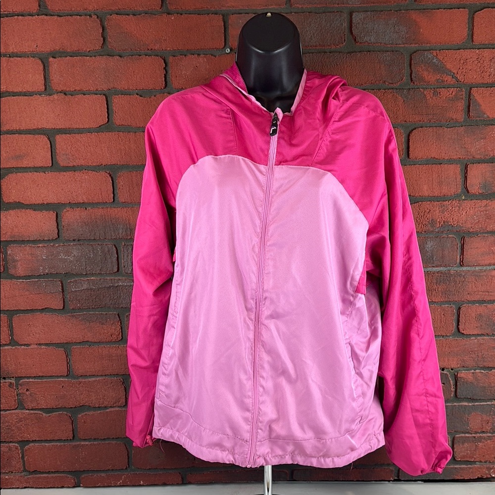 i5 Apparel Women's Medium Pink Activewear Jacket – Full Zip, Lightweight‎